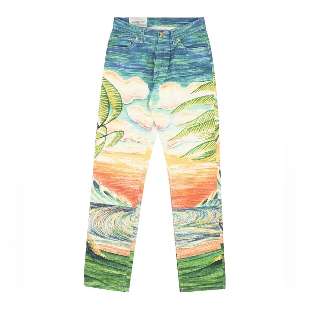 Casablanca Colorful Straight Leg Jeans